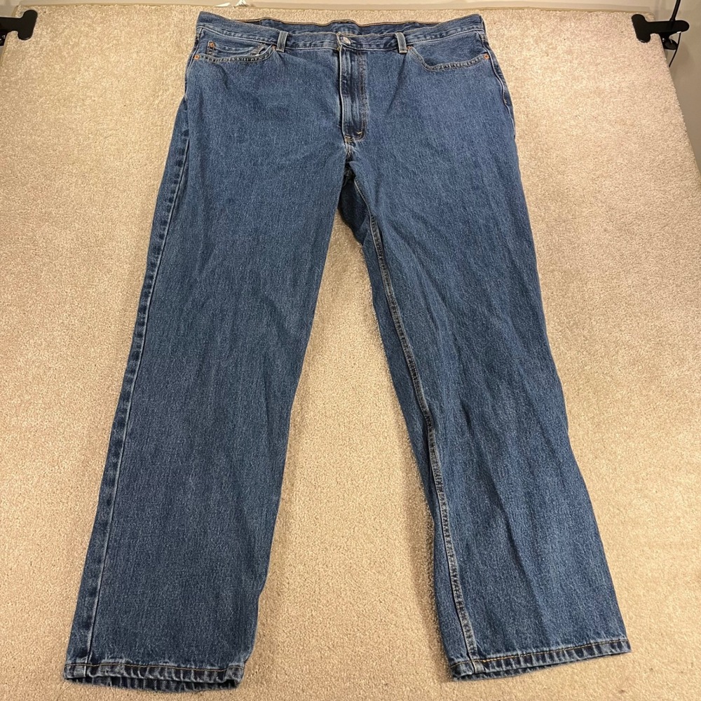 Levi's 550 Relaxed Fit Jeans Mens 42x32‎ Blue Tapered Leg Denim Baggy